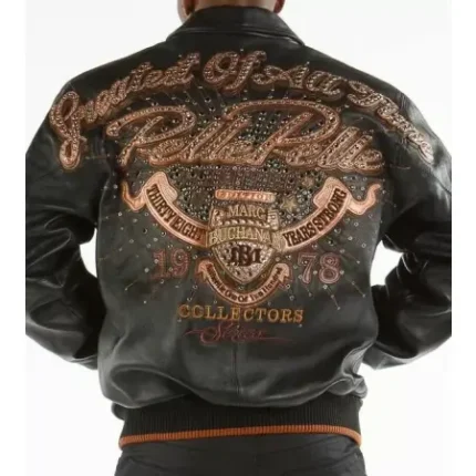 Black pelle pelle greatest of all time leather jacket 1 450x450