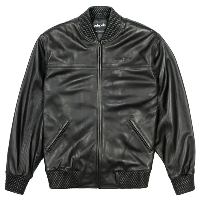 Pelle pelle black basic burnish genuine leather jacket 768x768