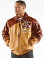 Pelle pelle new soda club tim tan plush leather jacket