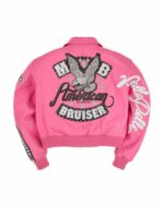 Pelle Pelle American Bruiser Women’s Pink Jacket – 2025 Fashion Icon | Bold Streetwear Meets Feminine Power