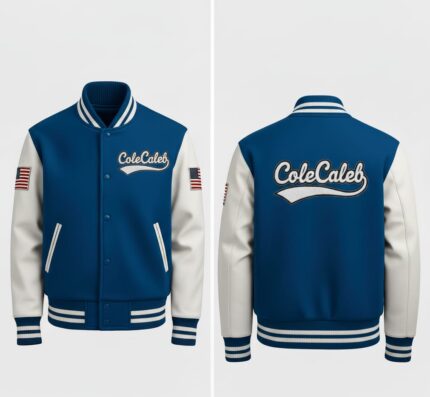 ColeCaleb Store | Varsity Blue Jacket
