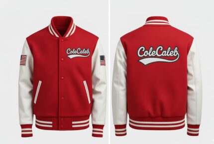 ColeCaleb Store | Varsity Red Jacket