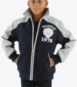 Pelle Pelle Kids Jacket 1978 unrivaled navy back design for kids winter wear