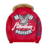 Pelle Pelle American Bruiser Red Hooded Jacket