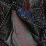 Pelle Pelle America Quilted Black Leather Jacket