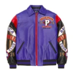 Pelle Pelle American Soda Club Purple Leather Jacket