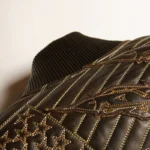 Pelle Pelle America Quilted Brown Leather Jacket