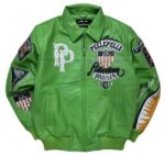 Pelle Pelle American Bruiser Green Plush Jacket