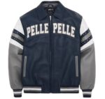 Pelle Pelle Soda Club Arches Navy Blue Leather Jacket