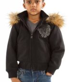 Pelle Pelle Kids Brown Free Jacket