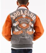Pelle Pelle Kids Heritage Orange Jacket