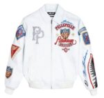 Pelle Pelle American Bruiser Men’s White Leather Jacket