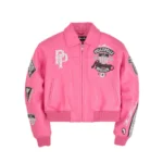 Pelle Pelle American Bruiser Plush Women’s Crop Pink Jacket