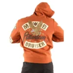Pelle Pelle American Bruiser Wool Orange Jacket